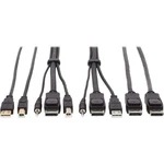 Eaton Tripp Lite Series Displayport Kvm Cable Kit Dp Usb 3.5 Mm Audio 3XM/3XM +. Fixed Price $65.60.