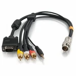 Rapidrun 60018 Vga (HD15) + 3.5MM Composite Video Stereo Audio Flying Lead. Fixed Price $26.00.