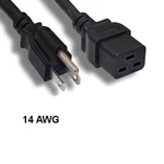Kentek 15FT Nema 5-15P To IEC-60320 C19 Power Cable 14AWG 15A Server Pdu Cul. Fixed Price $33.07.