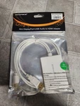 New Monoprice 5969 Mini Displayport + Usb Audio To Hdmi Adapter. Fixed Price $19.95.