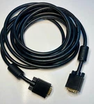 Monoprice 15FT Super Vga M/m CL2 Rated In-wall Installation Cable Ferrites Gold. Fixed Price $12.00.