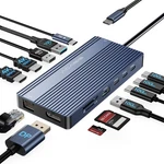 Acasis Usb-c Docking 100W Pd Triple 4K Display RJ45 Gigabit Ethernet Mac/win. Fixed Price $44.10.