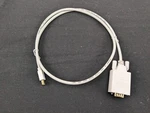 Monoprice 106002 3-FEET 32AWG Mini Display Port To Vga Cable White. Fixed Price $11.95.