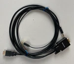 Foinnex Vga To Hdmi Adapter Cable 1080P With Attached Separate Audio. Fixed Price $18.98.