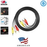 Cables, 3RCA Audio Video 24K Gold Plated Connecting Com.... Fixed Price $19.19.