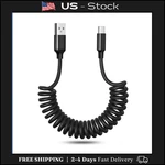 Iphone 16E Car Charger Cable Coiled Cord, Okray Usb-a To Usb-c.... Fixed Price $8.99.