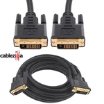 Dvi-d Cable Male/male Dual Link 24+1 Pin Pc Hdtv Monitor Display Cord. Fixed Price $10.95.