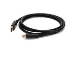 Addon Pack Of 1FT Male To Black Cable DISPLAYPORT1F-5PK. Fixed Price $18.93.