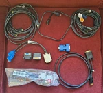 Lot Of 16 Pc Video Cables/adapters, Hdmi, Dvi-d, Vga. Fixed Price $18.00.