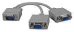 Qvs CC320Y 8 In. HD15 To Female Vga Video Splitter Cable. Fixed Price $7.20.