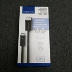 Insignia 1.2M (4 Ft.) 4K Ultra Mini To Cable (NS-PC2MHH4B23-C). Fixed Price $8.73.