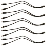 5-PACK 2.1MM X 5.5MM Dc Power Y Splitter Female To Plug. Fixed Price $26.25.