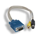 Kentek 1' Ft Vga To S-video+rca Female Adapter Pc Card Connect. Fixed Price $9.99.