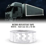 Ece Un 104 Approved Reflective Tapes, White, 55 X Mt. Fixed Price $65.29.