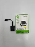 Belkin Usb-c Vga Port Hdmi Adapter Projector Video Cable, 0921EV, Black. Fixed Price $17.99.