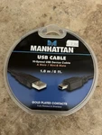 Manhattan 6-FEET Hi-speed Usb Cable Male/mini-b Male, Gold Plated Contacts. Fixed Price $11.00.
