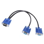 Xelsluthe Vga Splitter Dual Monitor Cable 1 2 Female Adapter Blue. Fixed Price $13.70.