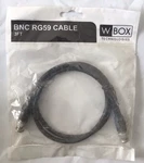 Wbox Technologies Bnc RG59 3FT Male-male Connector Cable New. Fixed Price $5.99.