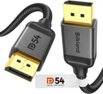 Silkland 54GBPS Displayport Cable 2.1 Vesa Certified Dp 16K 30HZ,. Fixed Price $17.95.