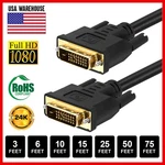 Dvi-d Cable Male Lcd Hdtv Pc Samsung Dell Monitor Cord Lot. Fixed Price $45.99.