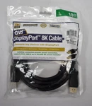 Qvs Displayport 8K Cable 10' Long Gold Plated To Male DP8-10. Fixed Price $6.59.