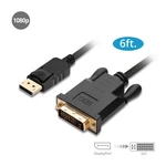 Siig CB-DP1V12-S1 6FT Displayport To Dvi-d Single Link Cable Black. Fixed Price $27.64.