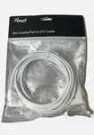 New Rosewill RCDC-14020 15-FOOT White Mini Displayport To Dvi Cable 1080P, M/m. Fixed Price $15.55.