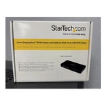 Startech Displayport Kvm Switch Box Usb 2.0 Hub SV231DPU2 Black. Fixed Price $100.00.