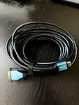 Bluerigger Hdmi To Cable 25FT Dvi-d 24+1 Male 1080P Gold Plated. Fixed Price $11.99.