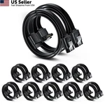 Bolaazul Sata Cable Iii - Right Angle, 90 18 Inches, 10 Straight+ Angled. Fixed Price $33.29.
