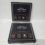 X Powerbear Hdmi Cable 3FT 4K Uhd 2.0 Nylon Braid Gold Plated Tips High Speed. Fixed Price $11.25.