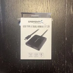 Sabrent Usb Type-c Dual Hdmi Adapter Hub 4K At 30HZ W/ Hdcp For Windows Mac. Fixed Price $25.00.