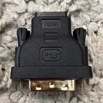 Dtech Hdmi Standard Female To Dvi-d Adapter, Black, 1:1 (no Split). Fixed Price $6.99.