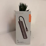 New Satechi Usb-c Slim V2 Multiport Adapter ST-SCMA2M Space Gray. Fixed Price $34.99.