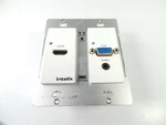 Intelix AS-1H1V-WP Hdmi/vga Auto Switching Wallplate Hdbaset Port Htpc. Fixed Price $191.96.