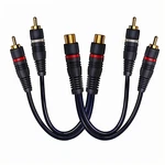 Cnhidee Rca Splitter 1 Female To 2 Pack, Y 8.5 Inches, Dark Blue. Fixed Price $9.94.