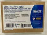 New Sealed Tripp Lite Usb C To Hdmi/displayport/vga Adapter (m/f) U444-06N-HVDPW. Fixed Price $29.95.