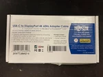 Tripp Lite Usb-c To Displayport 60 Hz Adapter Cable U444-06N-DP4K6B. Fixed Price $6.95.