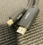 Belkin Mini Displayport-to-hdmi Cable F2CD044. Fixed Price $15.00.