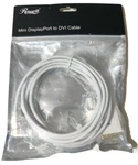 New Rosewill RCDC-14020 15-FOOT White Mini Displayport To Dvi Cable 1080P, M/m. Fixed Price $22.99.