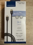 Insignia 6' Displayport To Hdmi Braided Cable Supports 4K. Fixed Price $10.99.