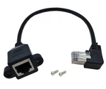 Qaoquda Ethernet Extension Cable, RJ45 Network Male 10 Inch, Right. Fixed Price $11.69.