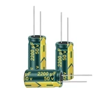 10PCS 50V 2200UF Capacitor 16X25MM(0.63X0.98IN) High Frequency Low Impedance .... Fixed Price $16.43.