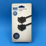 Philips Audio/video Vga/svga 6FT Cable Nip. Fixed Price $6.99.