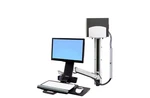 Ergotron Styleview 45-272-026 Sit Stand Combo Arm Wall Computer Desk System. Fixed Price $299.99.