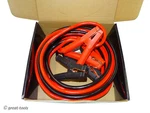 Jumper Cables 25 Ft 1 Gauge Wire Foot Automotive Battery Booster. Fixed Price $85.00.