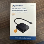 Usb-c Multiport Adapter With 8K Displayport, 2X 2.0, 480 Mbps Ethernet & Pd. Fixed Price $16.00.