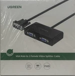 Ugreen Vga To 2 Female Splitter Cable 3FT Black Round Video Adapter. Fixed Price $13.90.