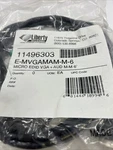 Liberty E-MVGAMAM-M-6 Micro Cable With Pc Stereo Audio, Ft New. Fixed Price $10.00.