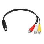 Meccanixity Cable 0.8FT, 4 Pin S-video To 3 Rca Female.... Fixed Price $11.51.